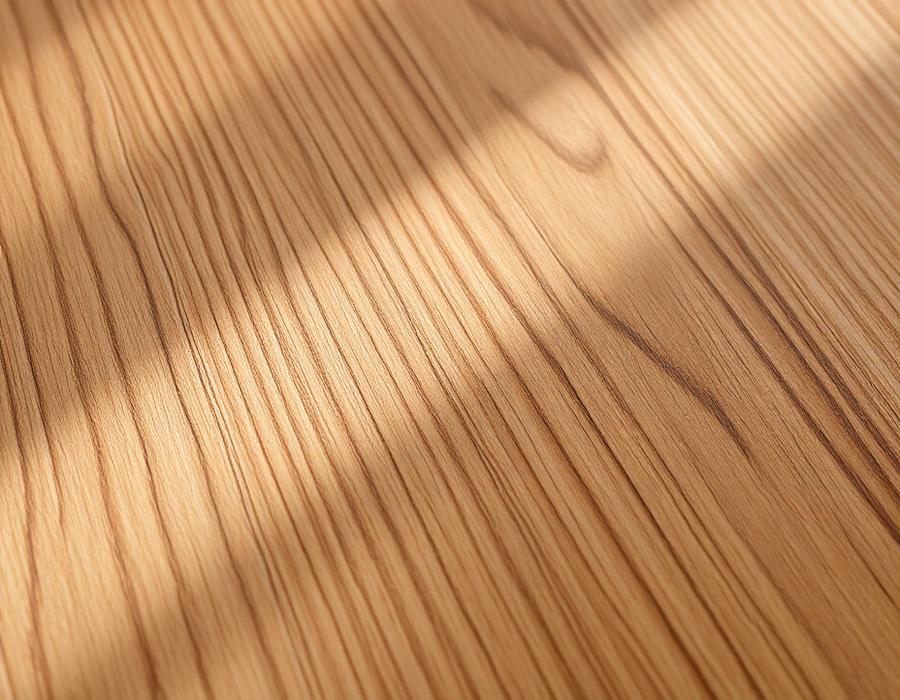 Close-up hardwood grain becomes structured product information